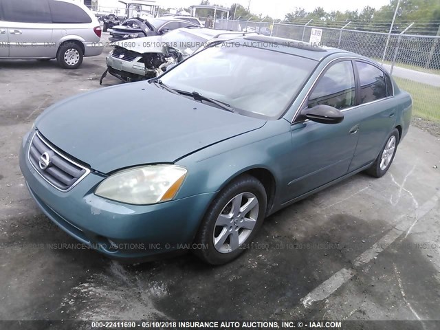 1N4AL11D72C138483 - 2002 NISSAN ALTIMA S/SL GREEN photo 2