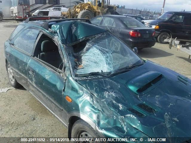 JF1GF4854WG813528 - 1998 SUBARU IMPREZA OUTBACK GREEN photo 6