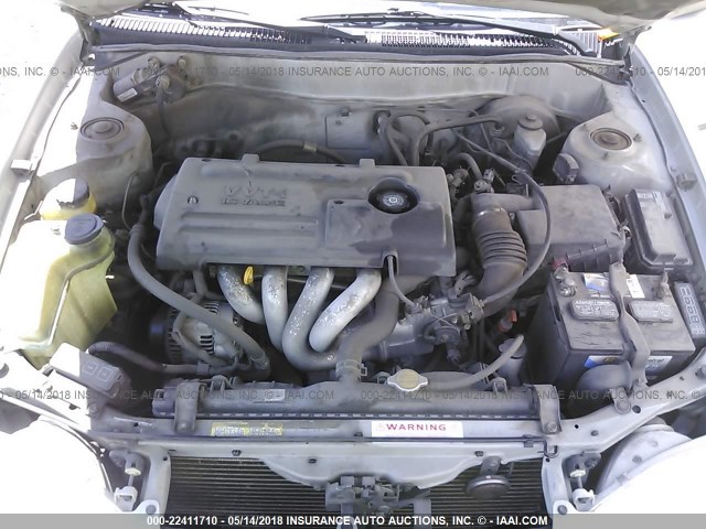 1NXBR12E1YZ407919 - 2000 TOYOTA COROLLA VE/CE/LE 银色 照片 10