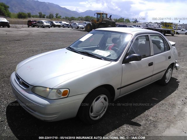 1NXBR12E1YZ407919 - 2000 TOYOTA COROLLA VE/CE/LE 银色 照片 2