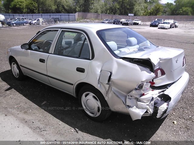 1NXBR12E1YZ407919 - 2000 TOYOTA COROLLA VE/CE/LE 银色 照片 3