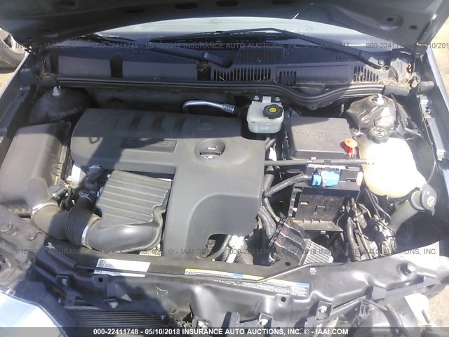 1G8AJ55F67Z196599 - 2007 SATURN ION LEVEL 2 GRAY photo 10