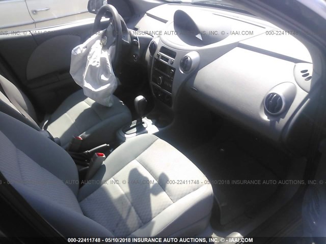 1G8AJ55F67Z196599 - 2007 SATURN ION LEVEL 2 GRAY photo 5