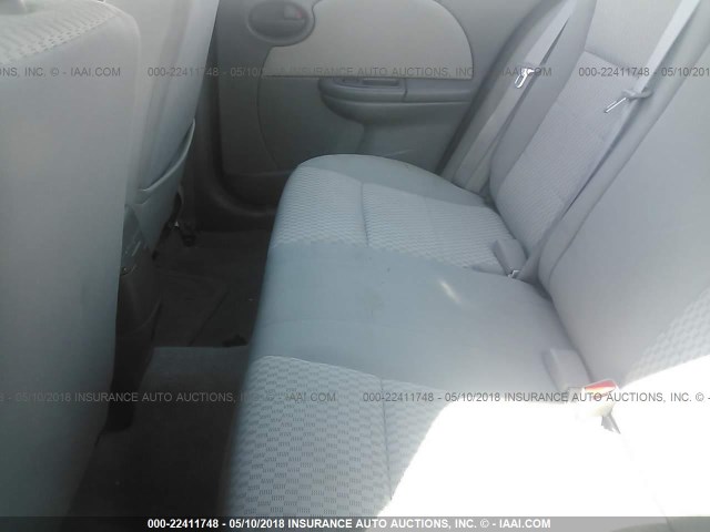 1G8AJ55F67Z196599 - 2007 SATURN ION LEVEL 2 GRAY photo 8