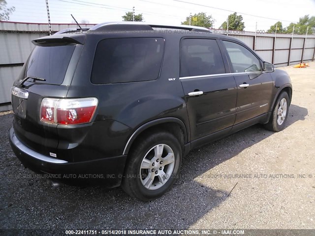 1GKER33777J158737 - 2007 GMC ACADIA SLT-2 BLACK photo 4