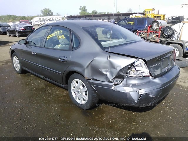 1FAFP52U74G154338 - 2004 FORD TAURUS LX GRAY photo 3