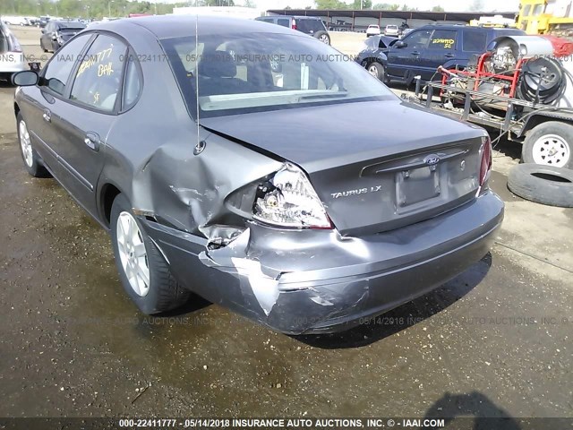 1FAFP52U74G154338 - 2004 FORD TAURUS LX GRAY photo 6