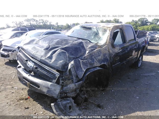 3GCRKSE39AG299498 - 2010 CHEVROLET SILVERADO K1500 LT 黑色 照片 2