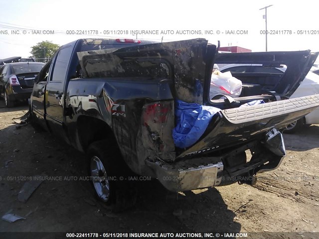 3GCRKSE39AG299498 - 2010 CHEVROLET SILVERADO K1500 LT 黑色 照片 3