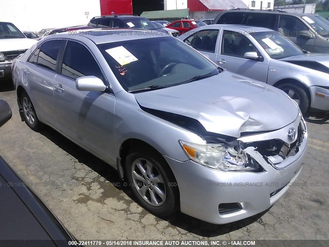 4T1BK3EK5AU111468 - 2010 TOYOTA CAMRY SE/LE/XLE SILVER photo 1