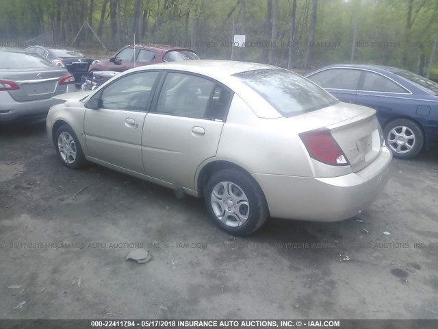 1G8AJ52FX4Z121923 - 2004 SATURN ION LEVEL 2 GOLD photo 3