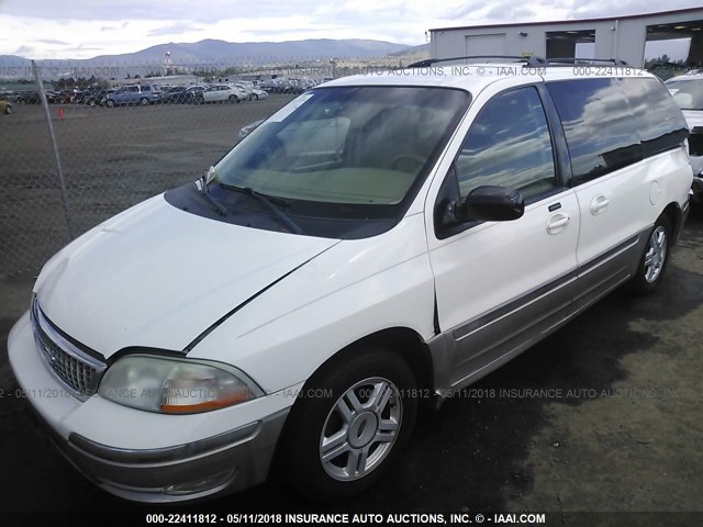 2FMDA53452BB37023 - 2002 FORD WINDSTAR SEL WHITE photo 2