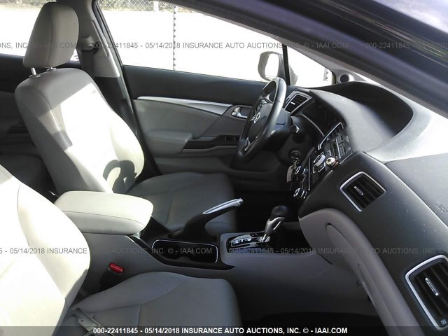 2HGFB2F97DH550806 - 2013 HONDA CIVIC EXL BLACK photo 5