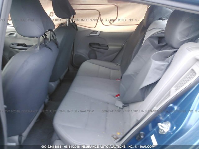 JHMZE2H52CS005888 - 2012 HONDA INSIGHT LX BLUE photo 8