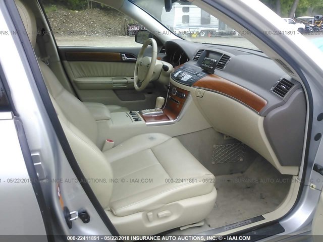 JNKAY01F26M252980 - 2006 INFINITI M35 SPORT SILVER photo 5