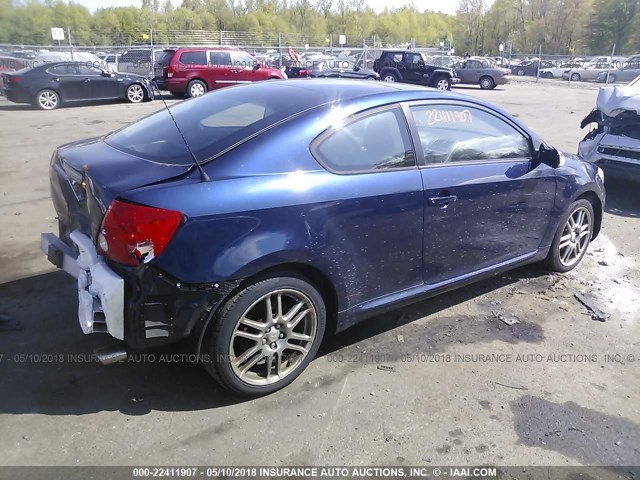 JTKDE177460070503 - 2006 TOYOTA SCION TC 深蓝色 照片 4