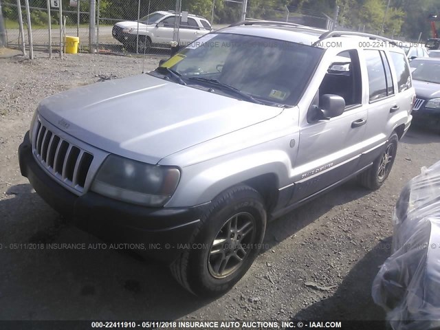 1J4GW48SX4C414816 - 2004 JEEP GRAND CHEROKEE LAREDO/COLUMBIA/FREEDOM 银色 照片 2