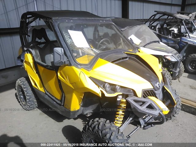 3JBPGCP10DJ001067 - 2013 CAN-AM MAVERICK 1000 R YELLOW photo 1