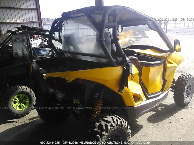 3JBPGCP10DJ001067 - 2013 CAN-AM MAVERICK 1000 R YELLOW photo 4