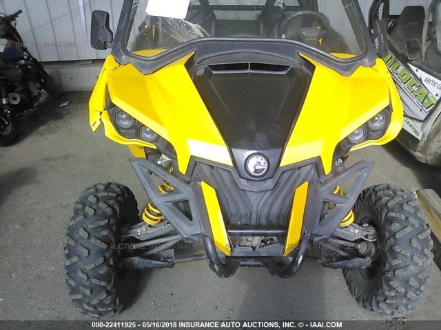 3JBPGCP10DJ001067 - 2013 CAN-AM MAVERICK 1000 R YELLOW photo 5