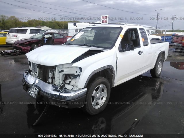 1GTE5MF91C8113112 - 2012 GMC CANYON SLE WHITE photo 2