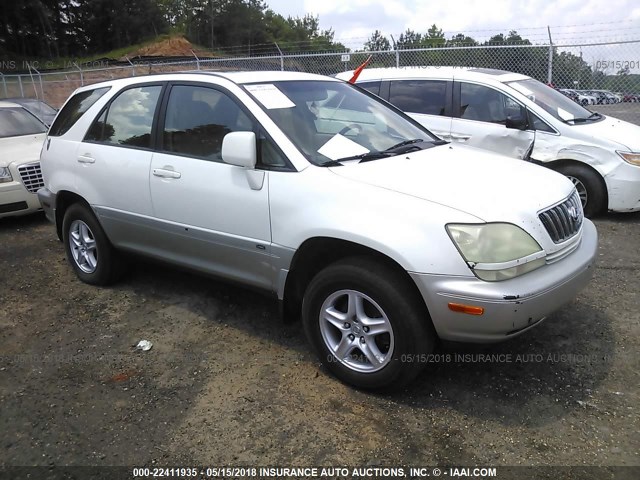 JTJGF10U710108457 - 2001 LEXUS RX 300 WHITE photo 1