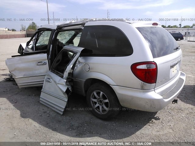 2C8GP64L44R575634 - 2004 CHRYSLER TOWN & COUNTRY LIMITED SILVER photo 3