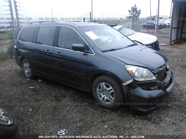 5FNRL38696B404594 - 2006 HONDA ODYSSEY EXL GRAY photo 1