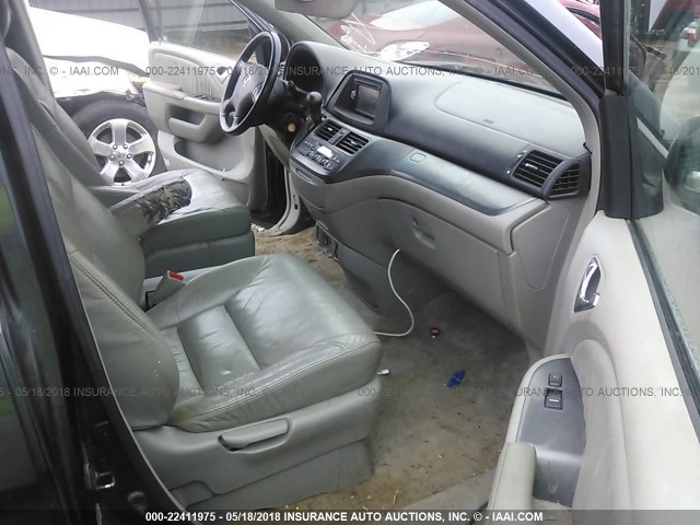 5FNRL38696B404594 - 2006 HONDA ODYSSEY EXL GRAY photo 5