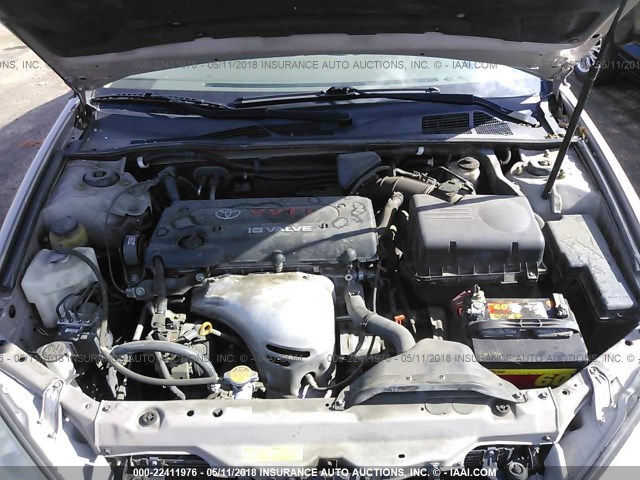 4T1BE32K75U978016 - 2005 TOYOTA CAMRY LE/XLE/SE ოქროსფერი ფოტო 10