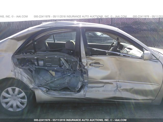 4T1BE32K75U978016 - 2005 TOYOTA CAMRY LE/XLE/SE ოქროსფერი ფოტო 6