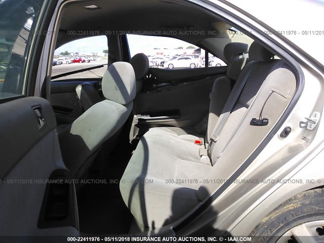 4T1BE32K75U978016 - 2005 TOYOTA CAMRY LE/XLE/SE ოქროსფერი ფოტო 8