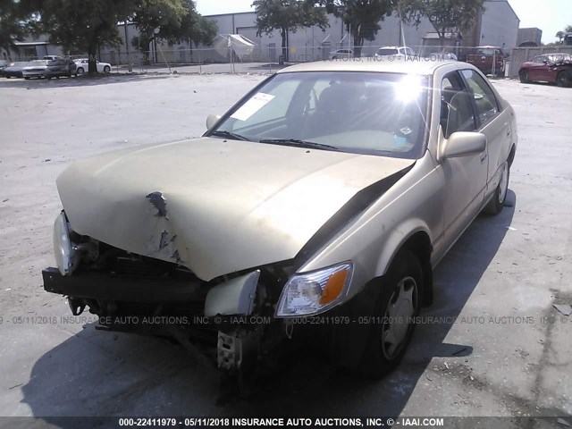 4T1BG22K7YU743589 - 2000 TOYOTA CAMRY CE/LE/XLE GOLD photo 2