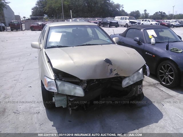4T1BG22K7YU743589 - 2000 TOYOTA CAMRY CE/LE/XLE GOLD photo 6