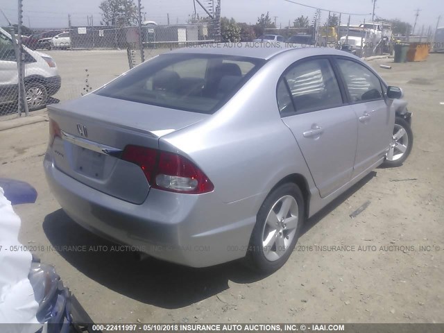 2HGFA1F60BH542675 - 2011 HONDA CIVIC LX-S SILVER photo 4