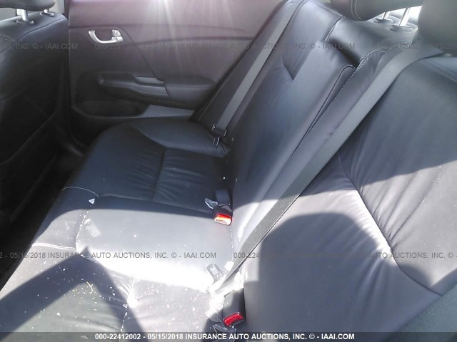 19XFB2F95FE037695 - 2015 HONDA CIVIC EXL 灰色 照片 8