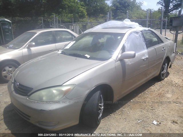 4T1BE32K44U857720 - 2004 TOYOTA CAMRY LE/XLE/SE თაფლისფერი ფოტო 2