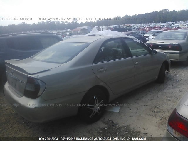 4T1BE32K44U857720 - 2004 TOYOTA CAMRY LE/XLE/SE თაფლისფერი ფოტო 4
