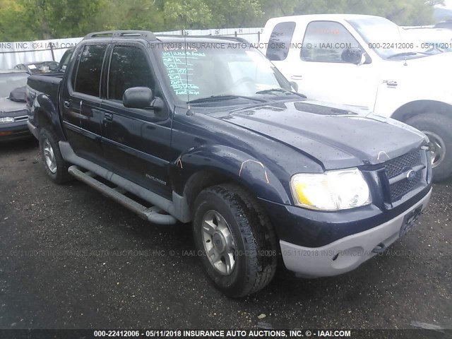 1FMZU77E51UA36004 - 2001 FORD EXPLORER SPORT TR  BLUE photo 1