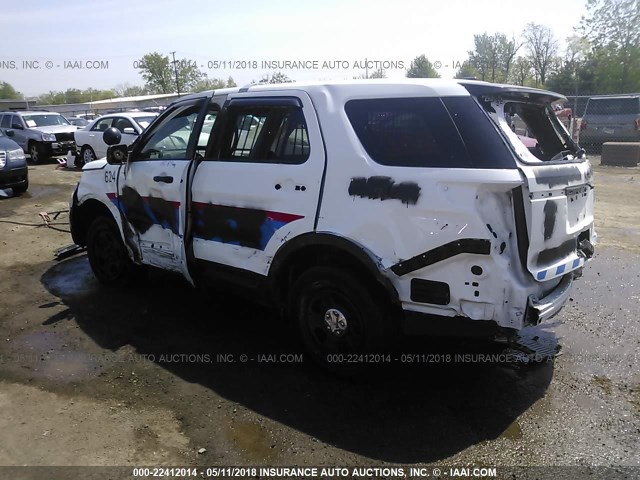 1FM5K8AR5FGA78409 - 2015 FORD EXPLORER POLICE INTERCEPTOR WHITE photo 6