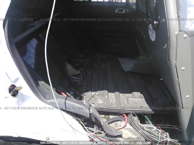 1FM5K8AR5FGA78409 - 2015 FORD EXPLORER POLICE INTERCEPTOR WHITE photo 8