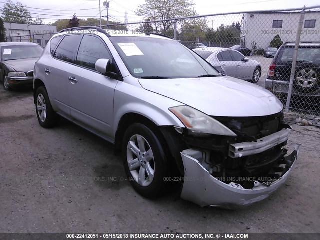 JN8AZ08W77W603767 - 2007 NISSAN MURANO SL/SE/S SILVER photo 1