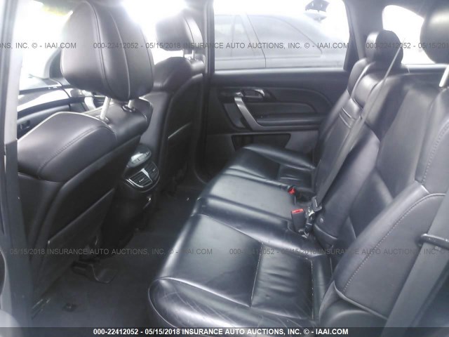 2HNYD28378H507688 - 2008 ACURA MDX TECHNOLOGY BLACK photo 8