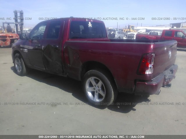 1C6RR7FT4DS619659 - 2013 RAM 1500 ST RED photo 3