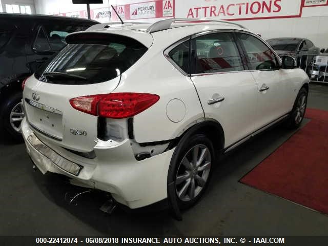 JN1BJ0RP7GM230243 - 2016 INFINITI QX50 WHITE photo 4