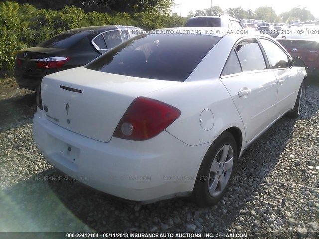 1G2ZF58B074215491 - 2007 PONTIAC G6 VALUE LEADER/BASE WHITE photo 4