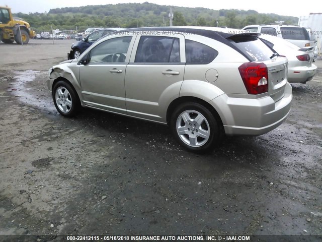 1B3HB48A99D118864 - 2009 DODGE CALIBER SXT TAN photo 3