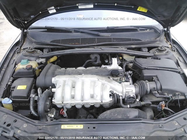 YV1TS92D941344478 - 2004 VOLVO S80 BLACK photo 10