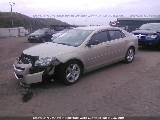 1G1ZB5E11BF227156 - 2011 CHEVROLET MALIBU LS 香槟色 照片 2