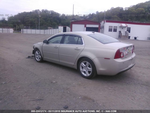 1G1ZB5E11BF227156 - 2011 CHEVROLET MALIBU LS 香槟色 照片 3